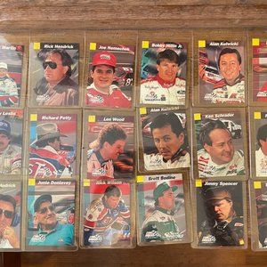 Lot of 29 Nascar Collector Cards 1993 Pro Set Finish Line 1993